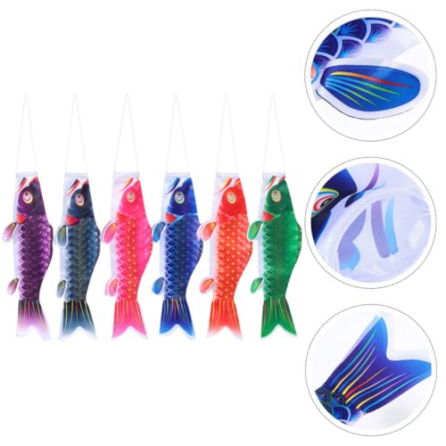 Banderas Japonesas de Carpa de Seda Antidecoloración para Clima Exterior Duro 8