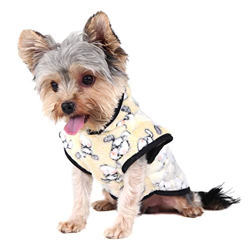 Pickorruchos My Dream Capuz Dog Para Cães - Amarelo Tamanho 06