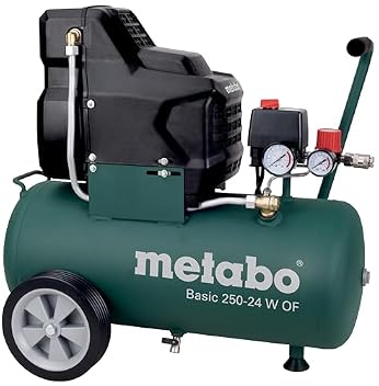 Metabo Basic 250-24 W OF Kompressor - Leistungsstarker Druckluftgenerator