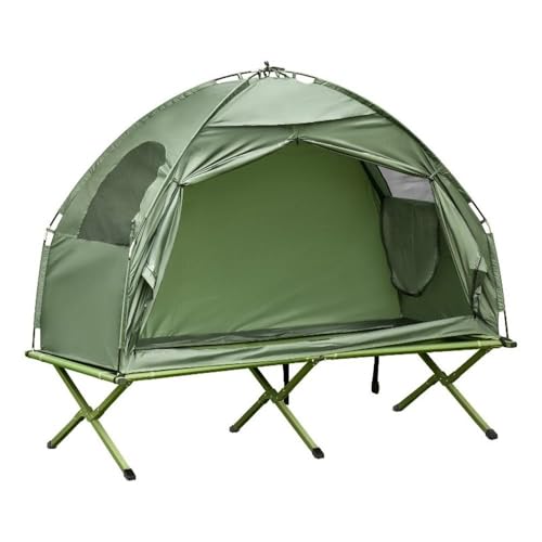 Carpa de camping elevable para una persona, resistente y portátil