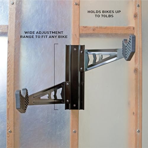 Velo Wall Rack bras reglables et crochets doux pour protection de cadre - 5