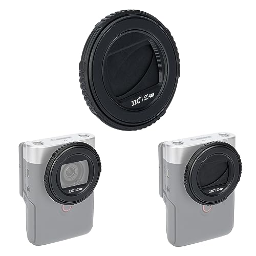 Image of JJC V10 Lens Cap Cover, Protective Lens Cap for Canon PowerShot V10 Vlog Camera, Canon V10 Lens Protector, Rotation for Open & Close, Anti-Lost,Anti-Scratch,Dust-Proof, No Need to Remove for Shooting