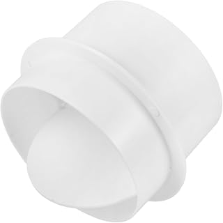Pipe Check Valve Door Vents Duct Connector Crank Window Conditioner Seal Air Conditioner Dryer Evaporative Air Cooler Flange Ventilation Connector Duct Backflow Preventer White