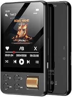 AGXOV 128GB Bluetooth MP3 Player, MP3 Music Player with H…