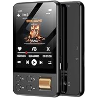 AGXOV Reproductor MP3 de 128 GB, MP3 Player Bluetooth con