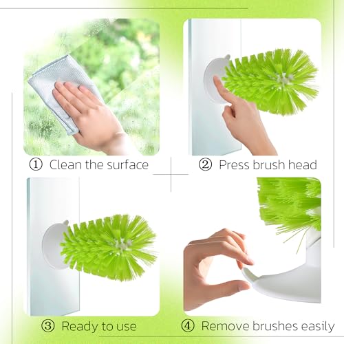 BUYBYLOV Turtle Brush, Turtle Tank Accessories, Turtle Shell Cleaning Brush Set, Aquatic Tortoise Tank Supplies