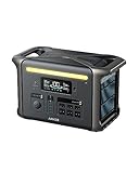Anker SOLIX F1500 Portable Power Station, 1800W Solar Generator, PowerHouse Design, 1536Wh Battery...