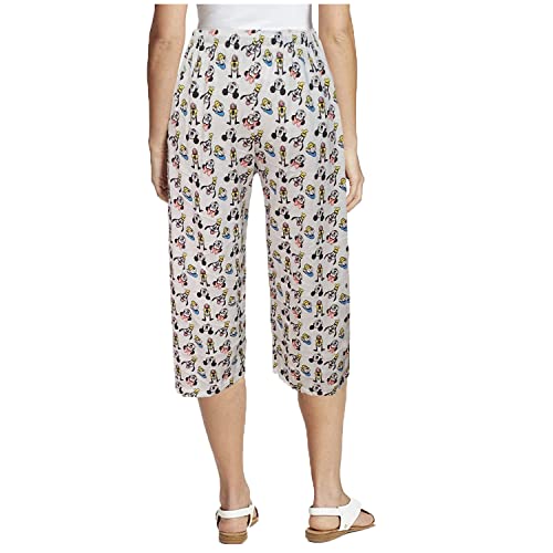 Image of Brand Flex Women's Cotton Capri, Nightwear 3 /4 Pyjama, Printed, Prints May Vary (Assorted) (Large, 4 Pack)