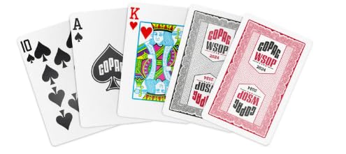 Cartas de poker 100% plástico Copag WSOP 2024 doble deck miniatura 3