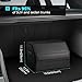 Fyzeoty Car Organizers for Trunk for Suv Sedan, Leather Storage Box,Magnetic Lid,Collapsible and Adjustable,16.5 inches