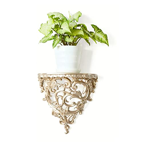 Yosoo Floating Shelves Wall Hanging Shelf Storage Rack European Hollow Style Shelf For Wall Decoration Bedroom Living Room #TOP6