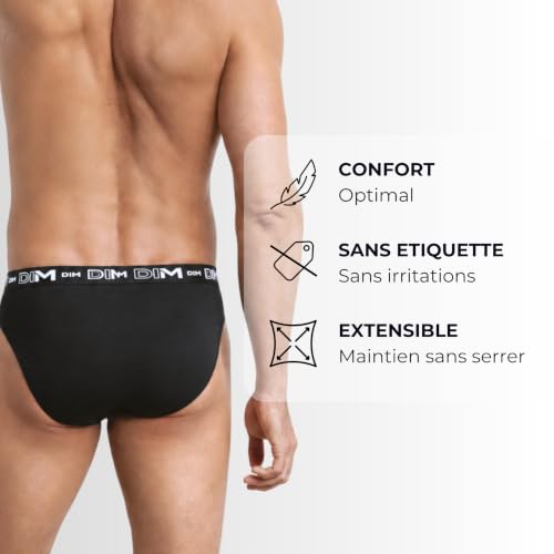 DIM Herren Slip 6er Pack | Bequeme Stretch-Baumwolle | Täglicher Halt | Ohne Etikett – Ansicht 3