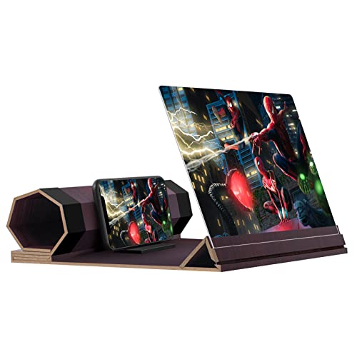 16 Inch Screen Magnifier For Smartphone – Mobile Phone 3D Magnifier Screen Expanders For Movies, Videos, And Gaming – Foldable Phone Stand With Screen Amplifier – Compatible With All Smartphones B3 #TOP17