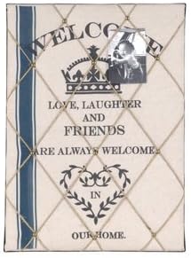 'Welcome' Noteboard Wall Decor