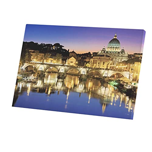 Tableau Rome Basilique Saint-Pierre : Habillez un Mur Vide et Sombre
