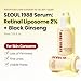 K-SECRET SEOUL 1988 Retinal Serum – Formulated with Advanced Retinal Liposome 2% and 58% Black Ginseng Extract | Fine Lines and Skin Texture Care Serum | Korean Skincare, 30ml / 1.01 fl oz
