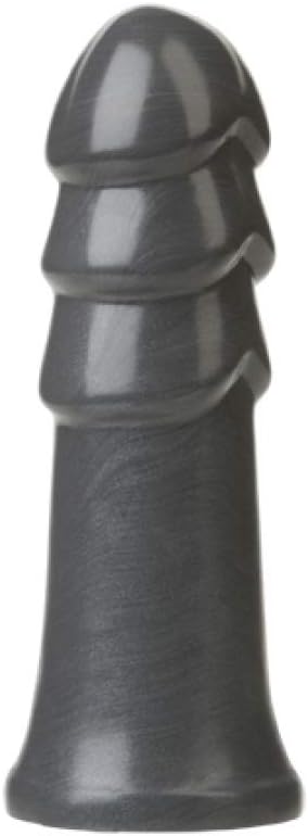 Doc Johnson American Bombshell - B-7 Warhead - Vac-U-Lock and F Machine Compatible Dildo or Butt Plug - Gunmetal Grey