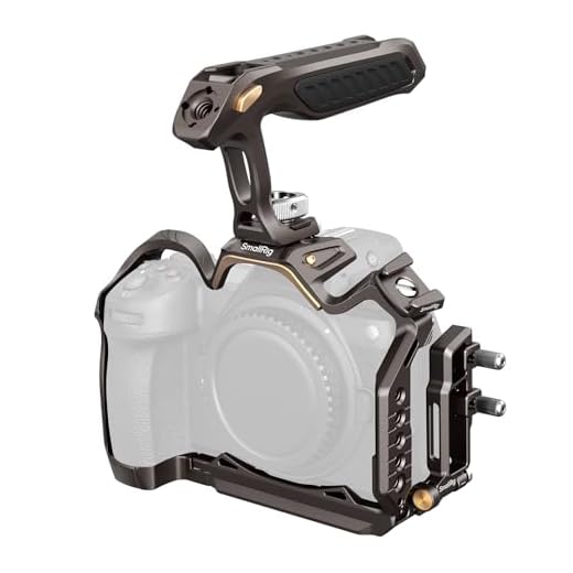 SMALLRIG Night Eagle Z6III Kit de Cage pour Nikon Z6 III, Cage Complète en Alliage d'Aluminium avec Poignée Supérieure, avec Plaque de Dégagement Rapide pour Arca et Support de Cold Shoe - 4522