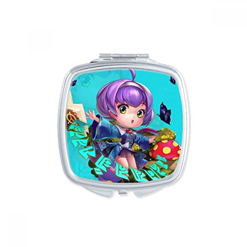 Miroir de poche mignon petit cadeau rigolo pour amie multicolor