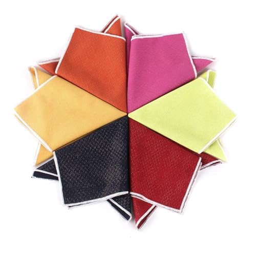 Pochette de costume unie et mouchoir de poche carre pour mariage