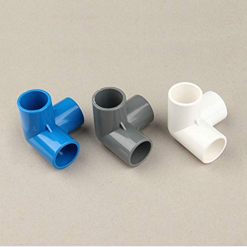 20mm 16pcs plástico PVC Manguera tee Conector del Adaptador de tubería de riego de jardín de riego de 3 vías Conjunto for Piezas de Tubo Herramientas