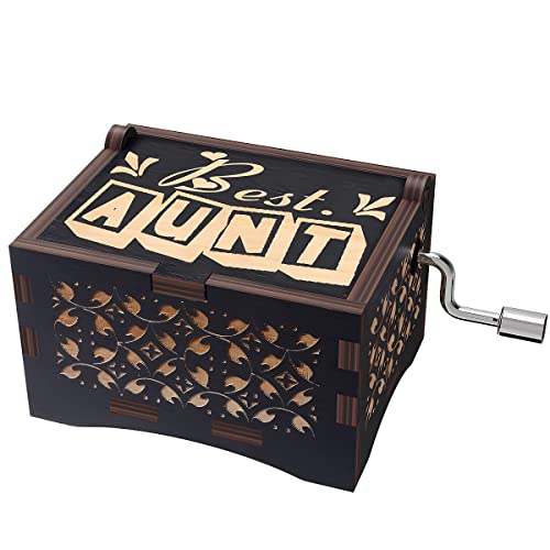AuntAuntie-Gifts-from-NieceNephew-Personalize-Engraved-Music-Box-for-ChristmasBirthdayMothers-Day AuntAuntie Gifts from NieceNephew Personalize Engraved Music Box for ChristmasBirthdayMothers Day