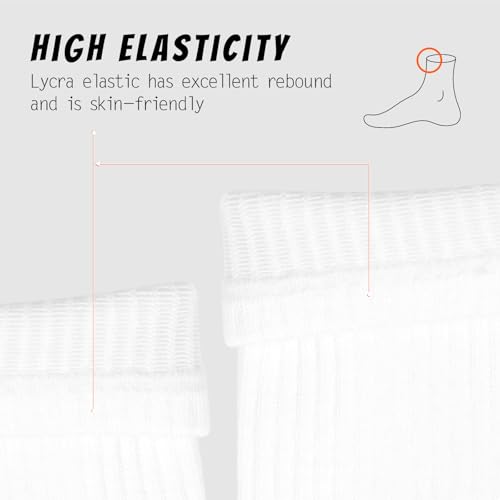 Socks for Men, Cotton Crew Boot Socks Moisture Wicking Athletic Men for Hiking Running Cycling,8 Pairs/12Pairs4