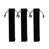 Tasche in idealer Größe: Abmessungen von ca. 13,7 x 3 cm (5,4 x 1,2 Zoll) Speicherkapazität, Platz für die längste Stiftlänge: 5,5 Zoll und eine Vielzahl von Gegenständen ohne Probleme