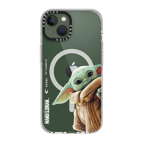 Coque luxe iPhone 13 CASETiFY antichoc 2m Mandalorian transparente
