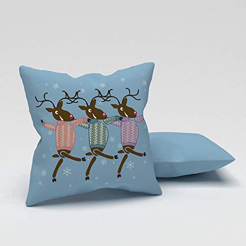Coussin multicolore Eren Home 43 x 43 cm pour canape et coin lecture - 2