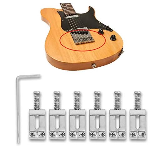 Ponte De Saddles Tremolo Pr¨¢tica Para Amantes De Guitarra Para Manuten??o E Reparo De Seu Instrumento