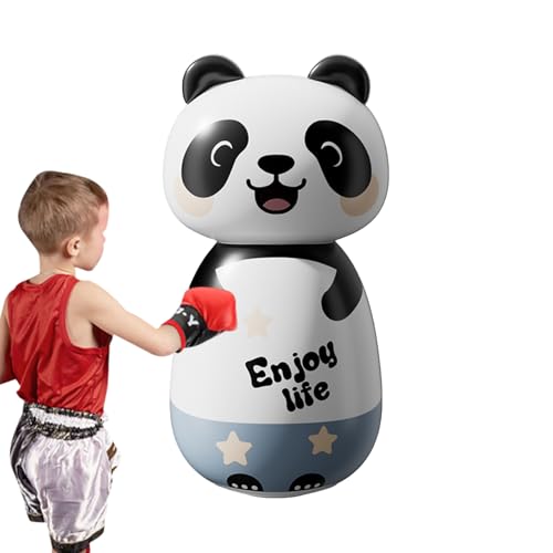 Mini Juguete De Boxeo: De Inflable De Pie, Figura De Animal De 25 Pulgadas, Llena De Aire Suave, Equipo De Entrenamiento Físico para Niños, Divertido Regalo De Muñeca Oscilante para