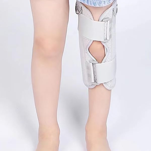 Pediatric Leg Immobilizer Kids Knee Brace Support Child Knee Fixed Splint Leg Fracture Splint Knee & Leg Immobilizer/Knee Brace (X-Small)