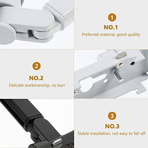 Gadpiparty Loudspeaker Wall-Mounted Bracket for Audio Systems Adjustable Speaker Shelf Cord Management for Home Theater and Living Room Setup