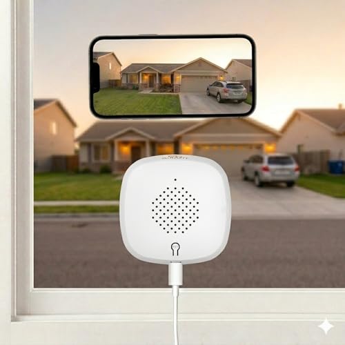 Girafit 3MP 2K Window Camera,2.4GHz & 5GHz WiFi Indoor Cameras for Home Security with ChroMax Al...