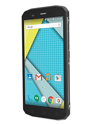 Plum Gator 5 - Rugged Phone Unlocked 3G GSM 5.2" Display Water Shock Proof Ip68 Military Grade 16+2 GB Memory ATT Tmobile Metro Cricket Mint Walmart Mobile Net10, Black (Z519BLK) - Thumbnail 4