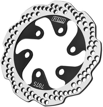 Aluminium 7075-T6 Rear Brake Disk For LOSI 1:4 Promoto-MX Motorcycle Dirtbike RTR LOS06000 LOS06002 Upgrade Parts - Black