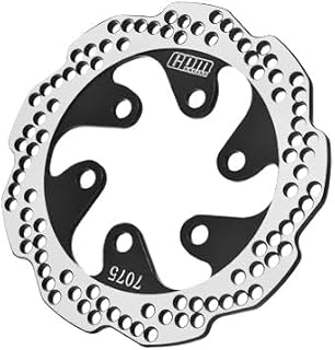 Aluminum 7075-T6 Rear Brake Disk For LOSI 1:4 Promoto-MX Motorcycle Dirtbike RTR LOS06000 LOS06002 Upgrade Parts - Black