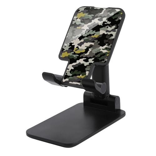 Support de téléphone portable pliable camouflage pour bureau et smartphone
