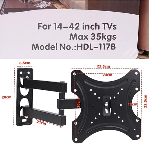 Fixation murale écran LED réglable DASEB CP102 pour éliminer les reflets TV