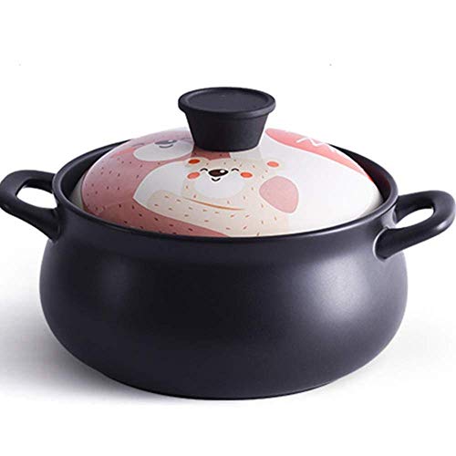 Cocotte en Terre Cuite et faitout en céramique pour cuisine saine - Capacité 4,5L