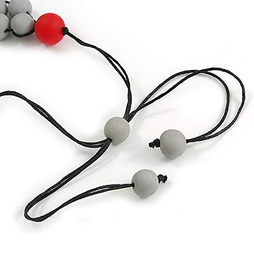 Collier anti irritation cordon coton perles résine réglable Avalaya - 7