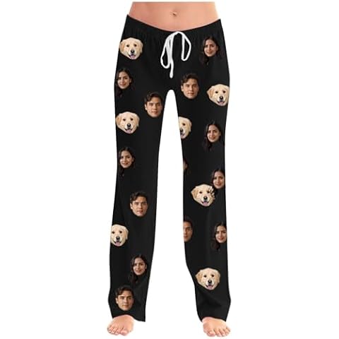 Personalised Funny Face Pajama Pants Cover