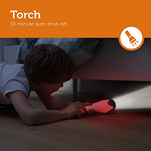 Zazu Kids Nightlight Torch Lamp Giraffe Toy - Blue Flashlight and Bedside Light, Cordless, Multiple LED Color Options, Auto Shut-Off - Gina The Giraffe - Thumbnail 4