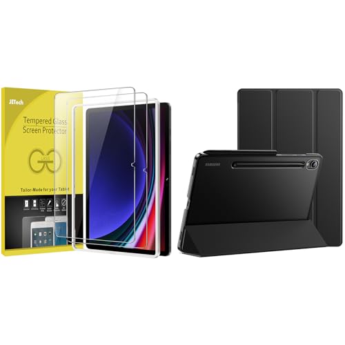 Funda y protector JETech para Samsung Galaxy Tab S9 de 11 pulgadas pack de accesorios