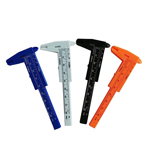 Calibrador Vernier de Plástico Mini para Joyería miniatura 1