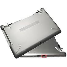 Laptop Bottom Base Cover Case Compatible for HP 15-bs000 15-bs100 15-bs500 15Q-BU 15Z-BW 250 G6 255 256 G6 258 G6 Shell Silver with VGA Hole