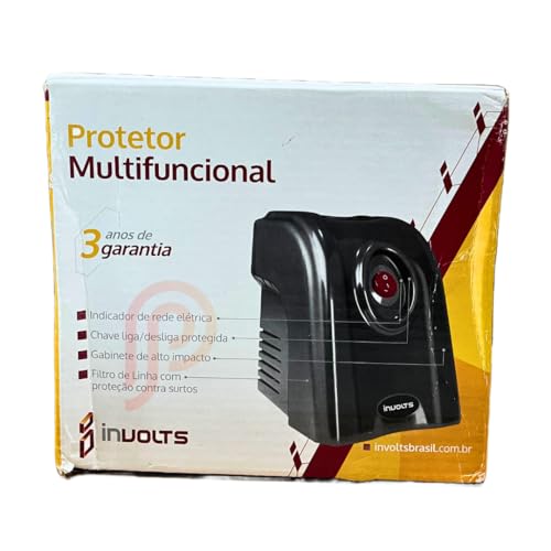 Protetor Eletrônico Multifuncional Pc Gamer Tv Notebook 500va Mono - Involts (110, Volts)