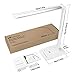 LE Dimmable LED Desk Lamp, 7-Level Brightness Adjustable, Soft Touch Dimmer, Eye Care Daylight Natural Light, High Intensity Office Task Lamp for Reading, Study, Computer Work and More (Silver White)
