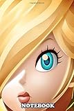  Notebook: The Beautiful Rosalina Facegame Illustration With Hig , Journal for Writing, College Ruled Size 6\